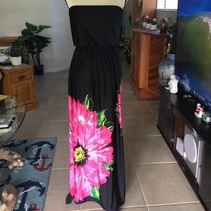 Bailey blue maxi dress